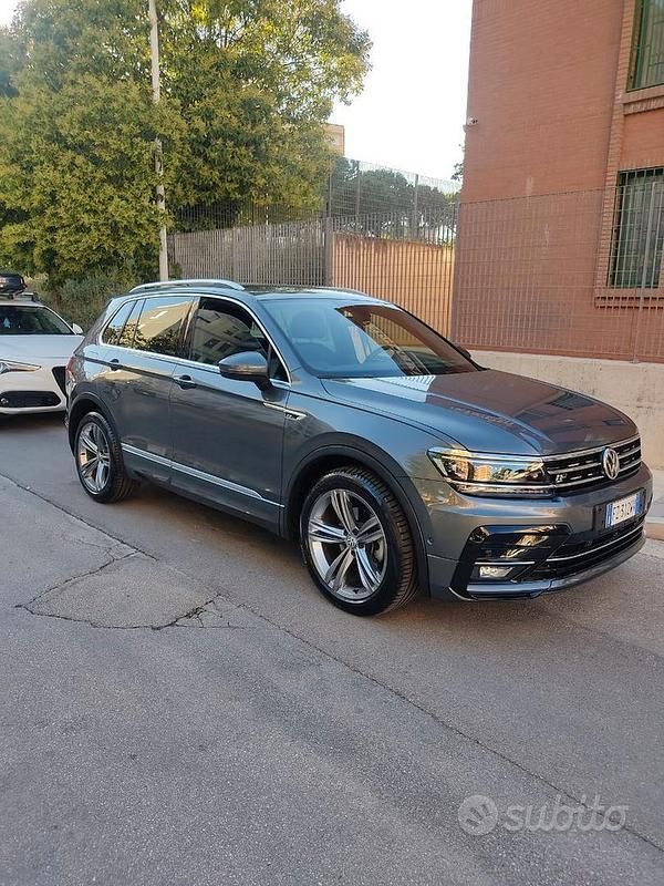 Usata VW Tiguan R-line 150 CV (110 kW) 2020 Grigio SUV