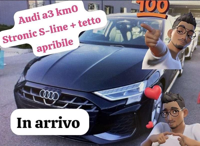 Nuova Audi A3 e-tron S-Line 150 CV (110 kW) 2025 Nero Utilitaria