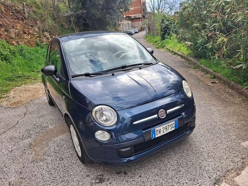 Usata Fiat 500 Pop 69 CV (50 kW) 2009 Blu/azzurro Cabrio