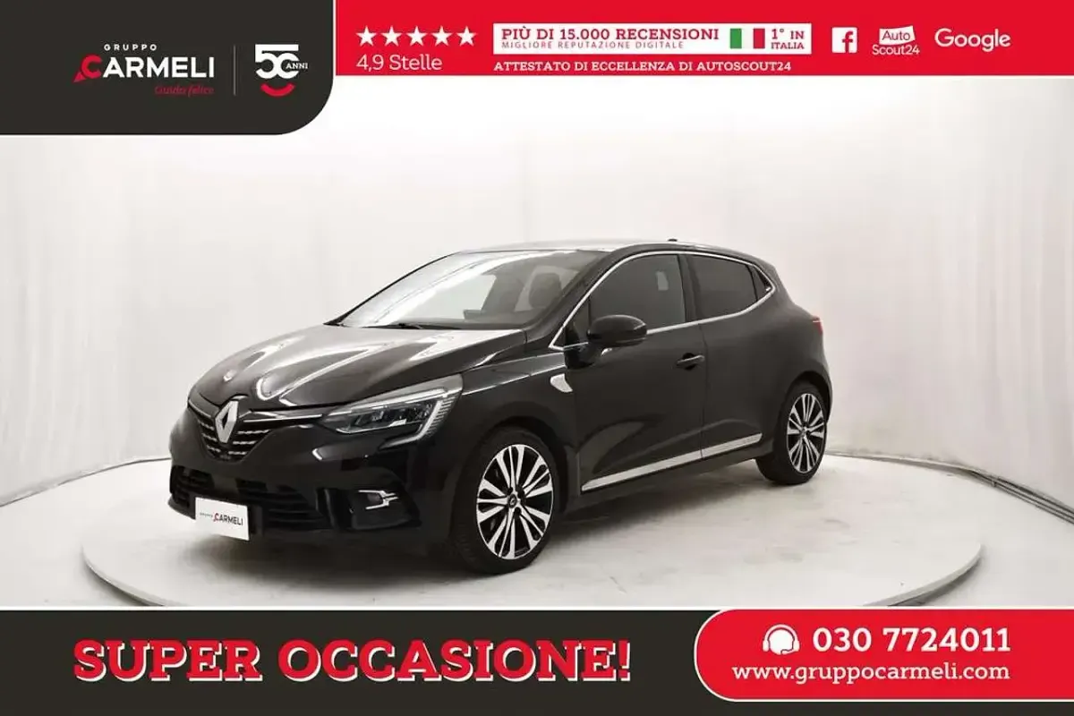 Usata Renault Clio V Initiale Paris 131 CV (96 kW) 2020 Nero Berlina