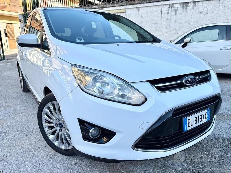 Usata Ford C-MAX Titanium 116 CV (85 kW) 2012 Bianco Monovolume