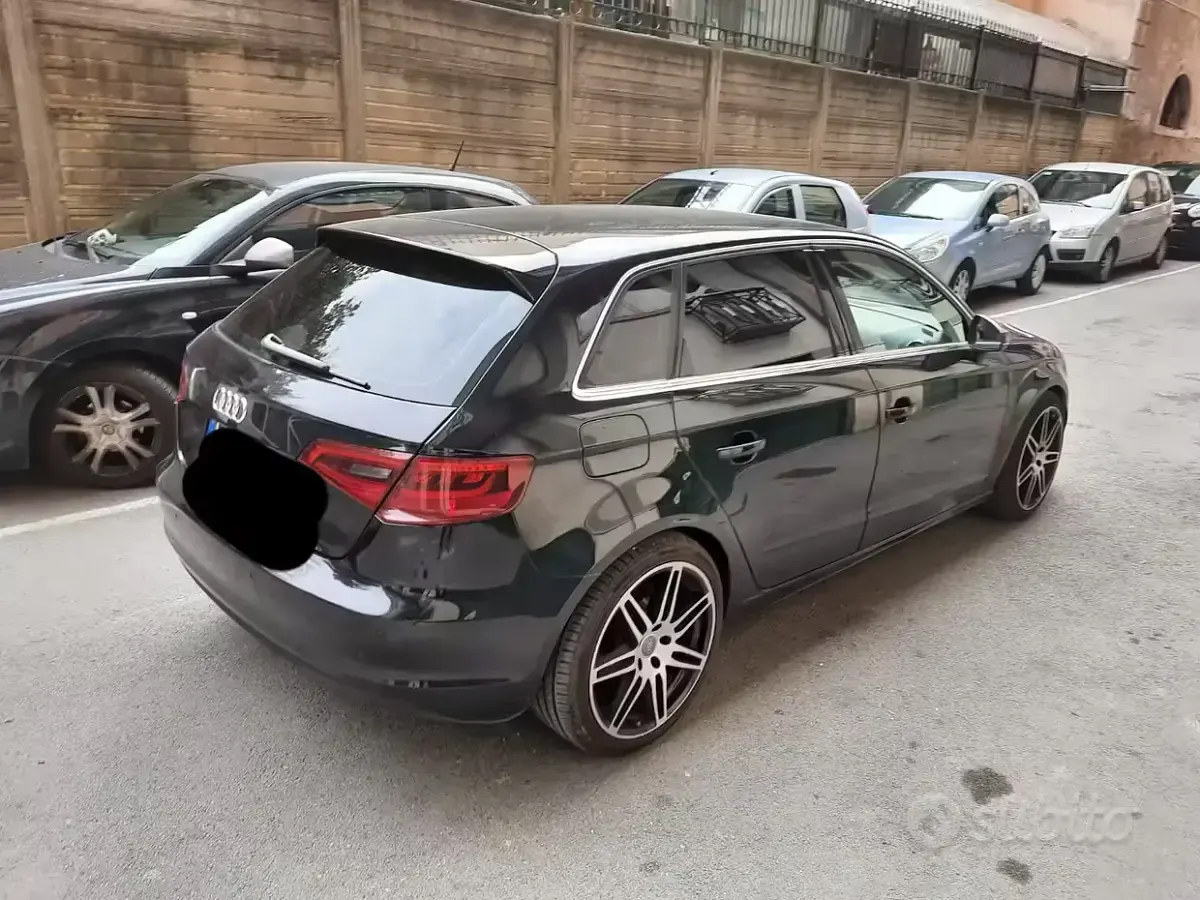 Usata Audi A3 110 CV (80 kW) 2014 Nero Berlina