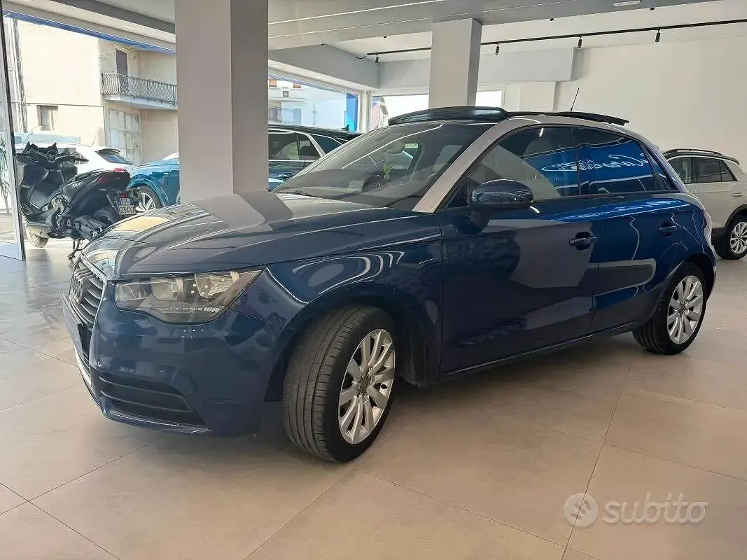 Usata Audi A1 Ambition 105 CV (77 kW) 2014 Blu/azzurro(met.) Utilitaria