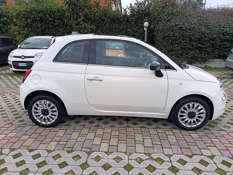 Usata Fiat 500 Lounge 69 CV (50 kW) 2018 Bianco Utilitaria