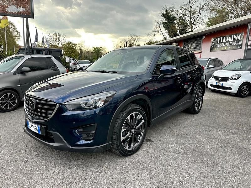 Usata Mazda CX-5 Exceed 175 CV (128 kW) 2017 Blu SUV