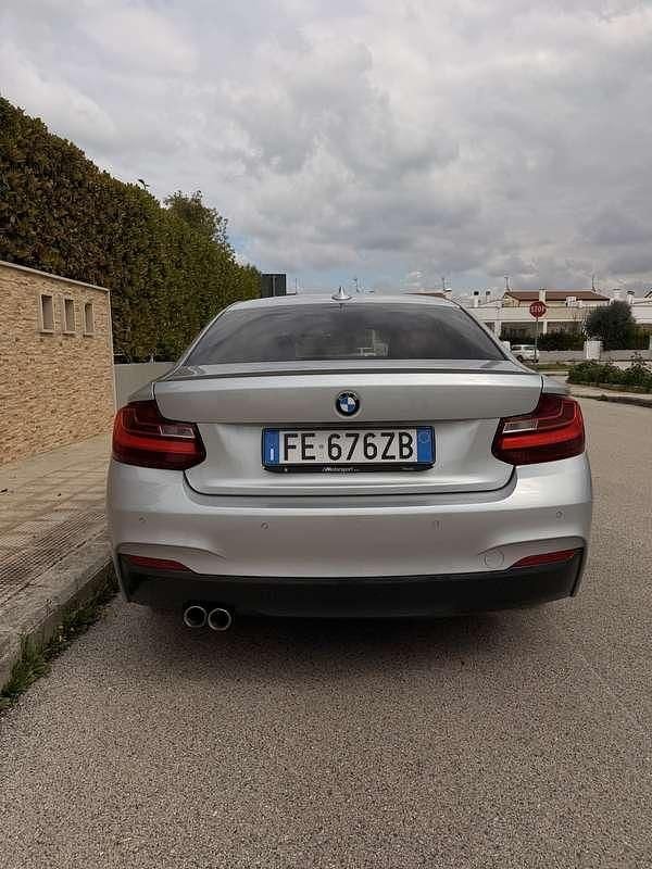 Usata BMW 220 M Sport 190 CV (139 kW) 2016 Argento Coupé