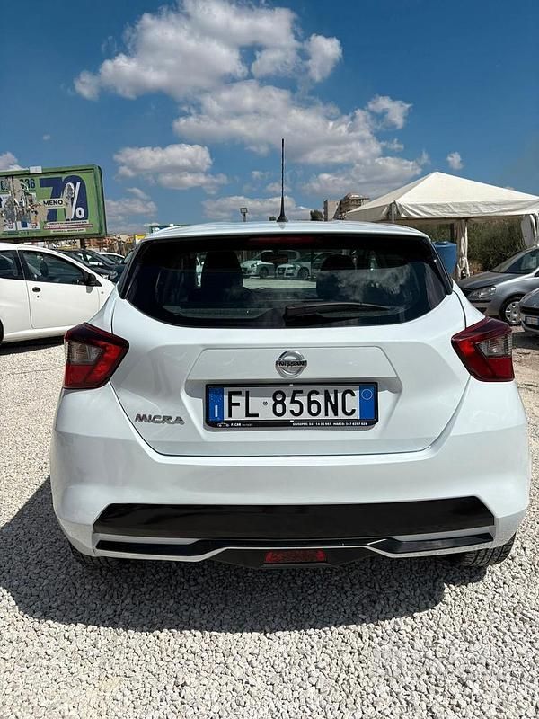 Usata Nissan Micra Acenta 90 CV (66 kW) 2018 Bianco Utilitaria