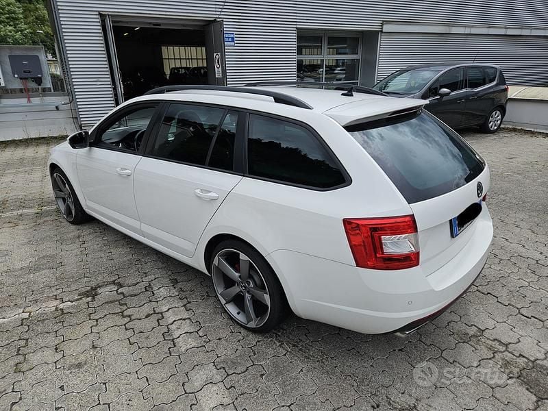 Usata Skoda Octavia vRS 184 CV (135 kW) 2013 Bianco Station wagon
