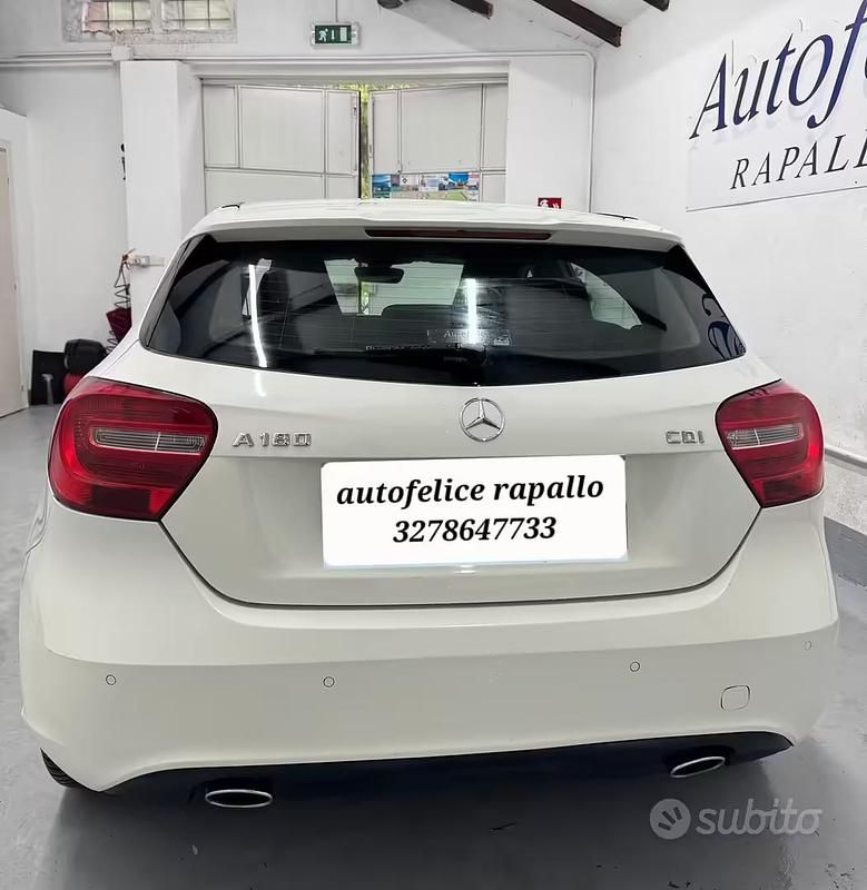 Usata Mercedes A180 Executive 2014 Bianco Berlina