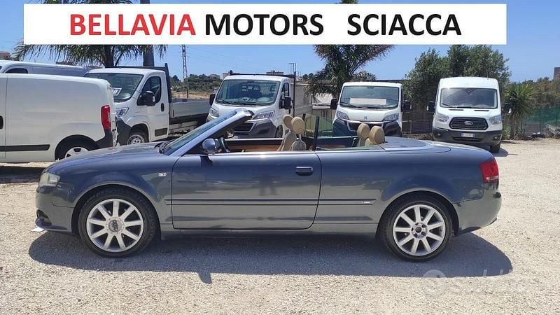Usata Audi A4 Cabriolet S-Line 140 CV (102 kW) 2006 Grigio Cabrio