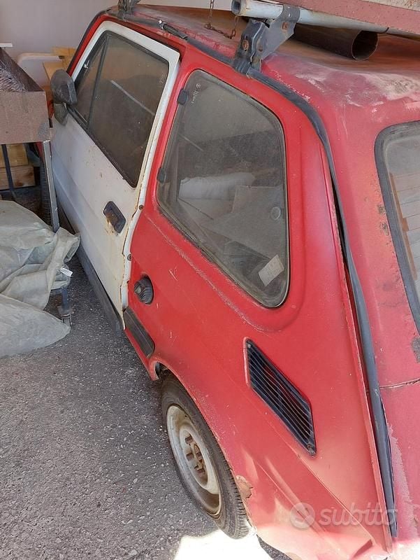 Usata Fiat 126 24 CV (17 kW) 1980 Rosso Utilitaria