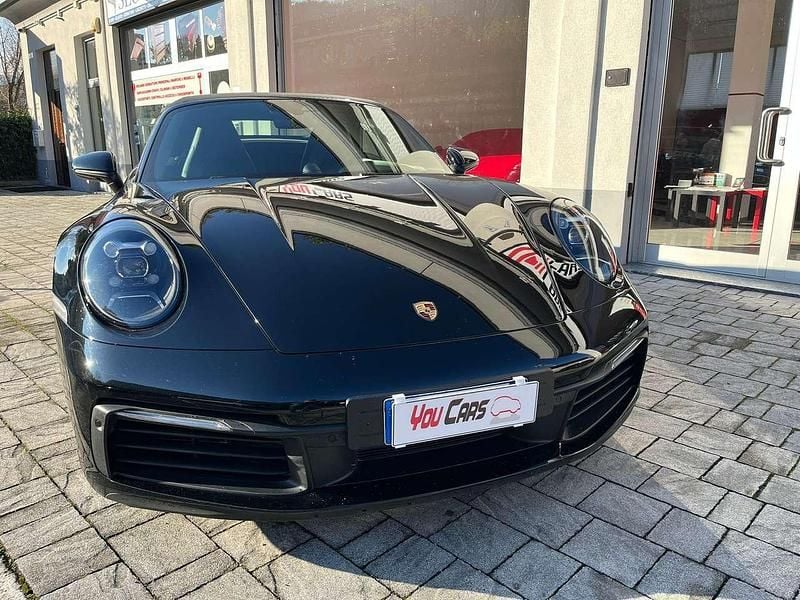 Usata Porsche 911 Carrera 4S Cabriolet Chrono 450 CV (330 kW) 2019 Nero Cabrio