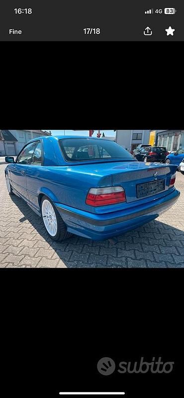 Usata BMW 318 Cabriolet 1998 Blu Cabrio