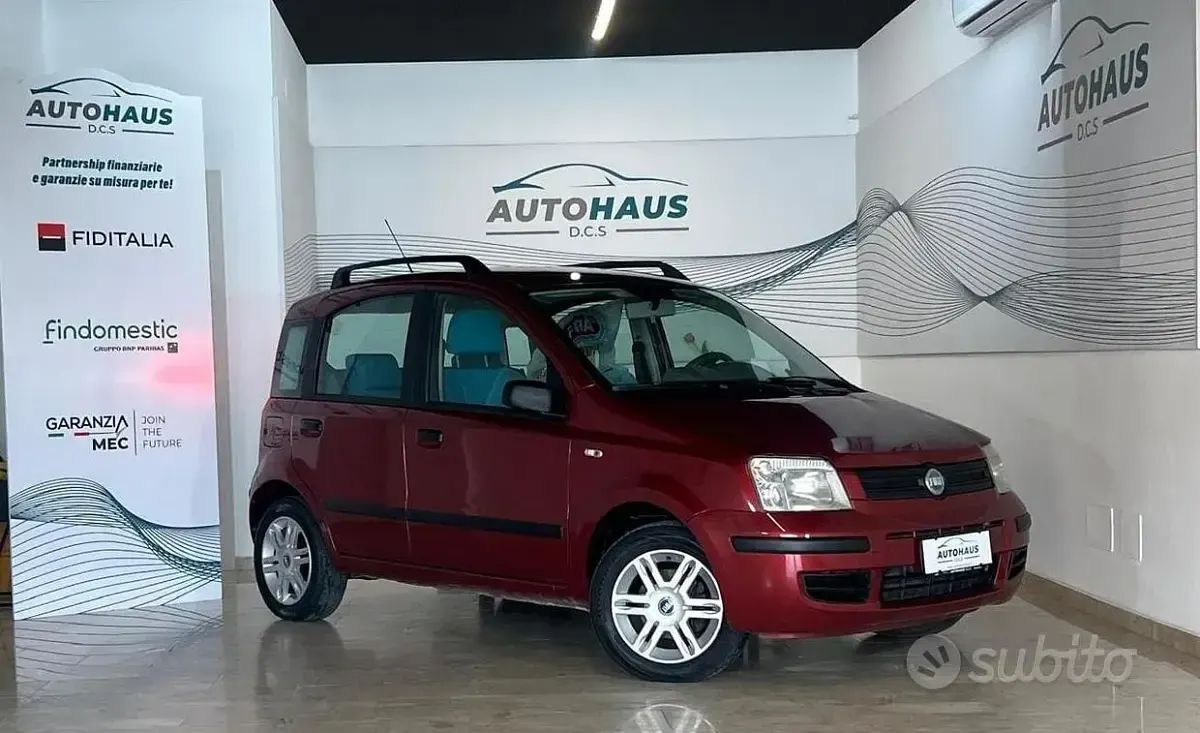 Usata Fiat Panda 60 CV (44 kW) 2006 Rosso Utilitaria