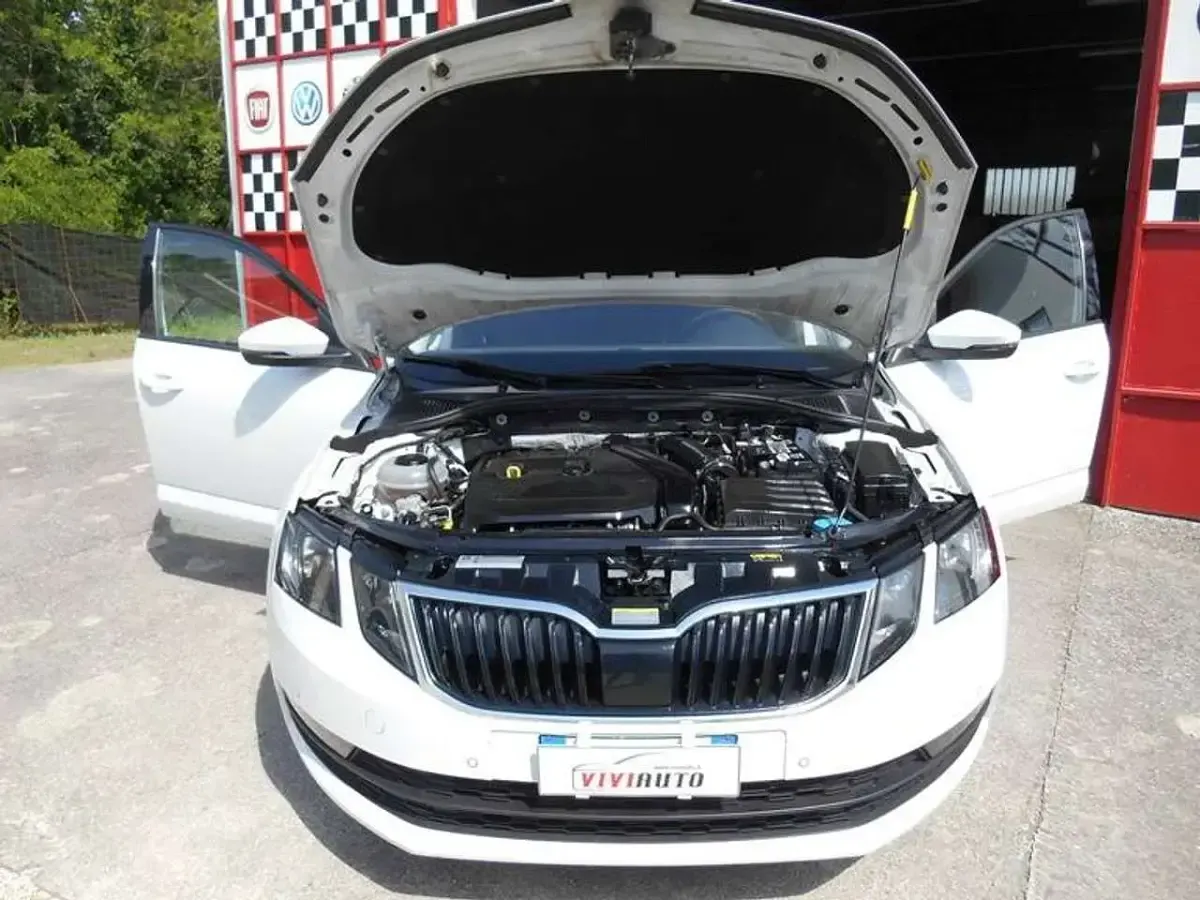 Begagnad Skoda Octavia G-TEC Executive 131 HK (96 kW) 2019 Vit Kombi