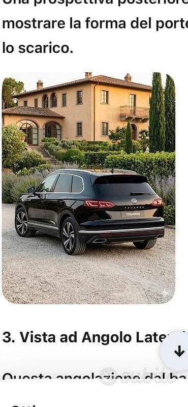Usata VW Touareg Advance 231 CV (169 kW) 2019 Blu SUV