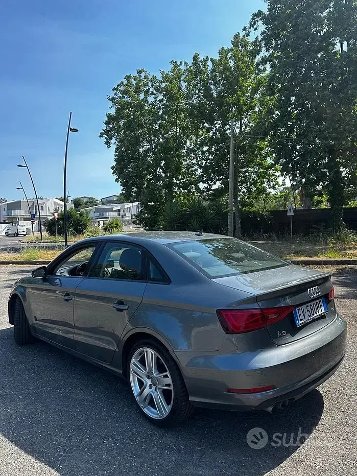 Usata Audi A3 Attraction 150 CV (110 kW) 2014 Grigio Berlina