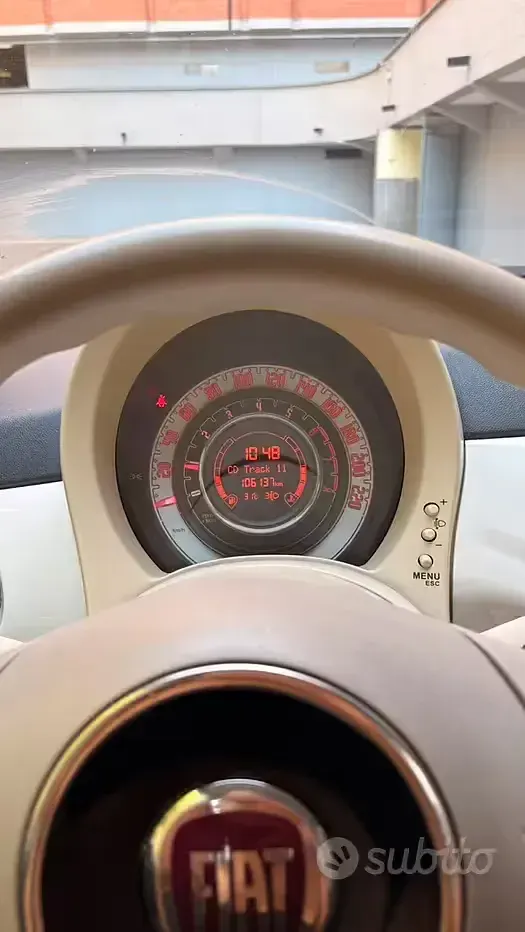 Usata Fiat 500 69 CV (50 kW) 2007 Bianco Berlina