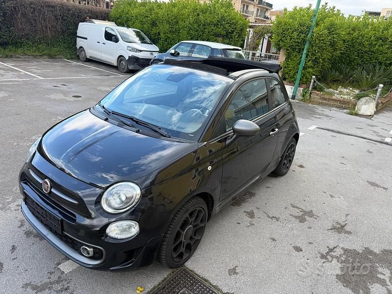 Usata Fiat 500 Sport 69 CV (50 kW) 2019 Nero Cabrio