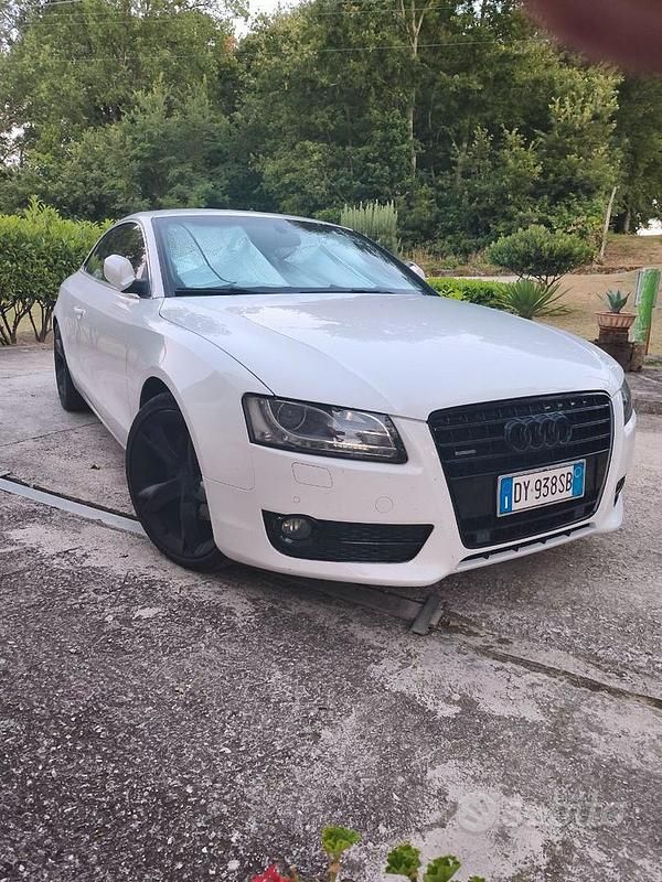 Usata Audi A5 211 CV (155 kW) 2009 Bianco Coupé