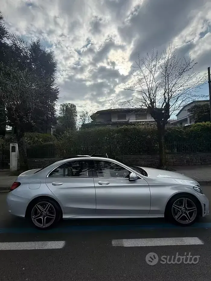 Usata Mercedes C200 184 CV (135 kW) 2019 Grigio Berlina