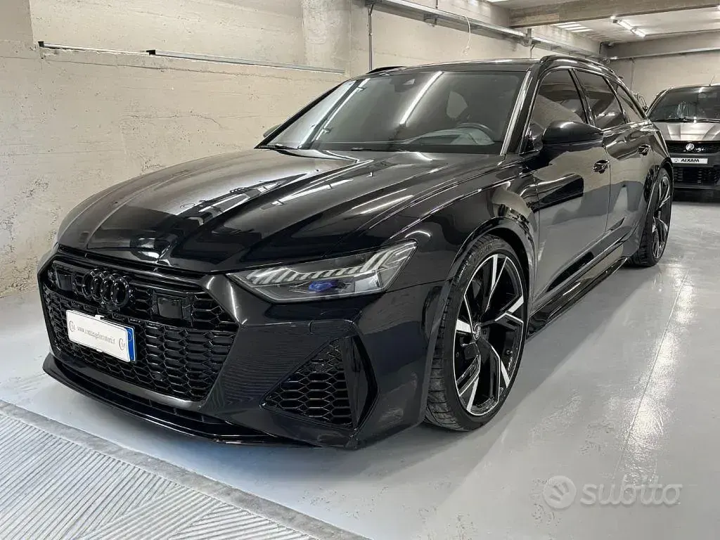 Usata Audi RS6 Ambiente 600 CV (441 kW) 2019 Nero Station wagon