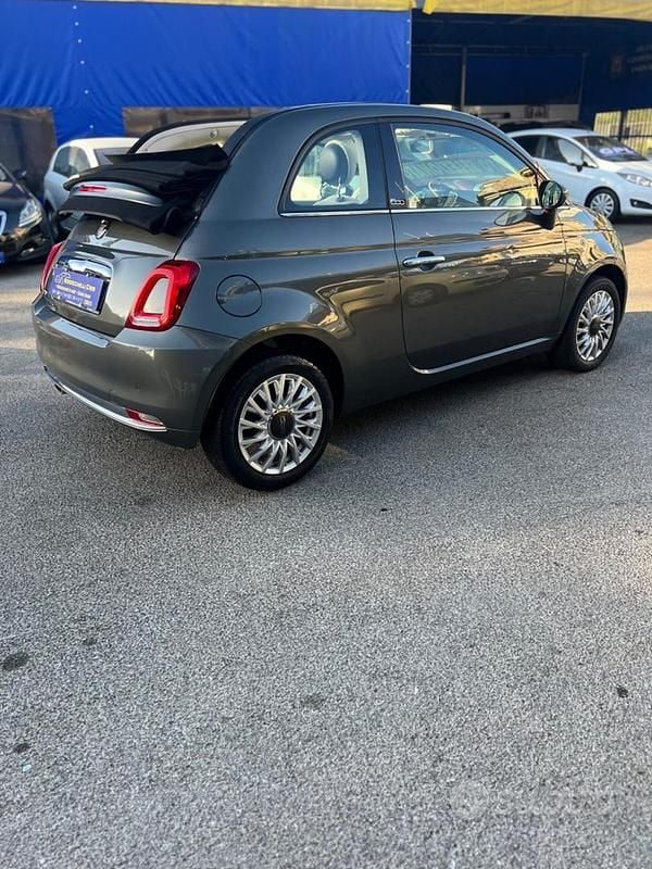 Usata Fiat 500C Lounge 69 CV (50 kW) 2018 Grigio Cabrio