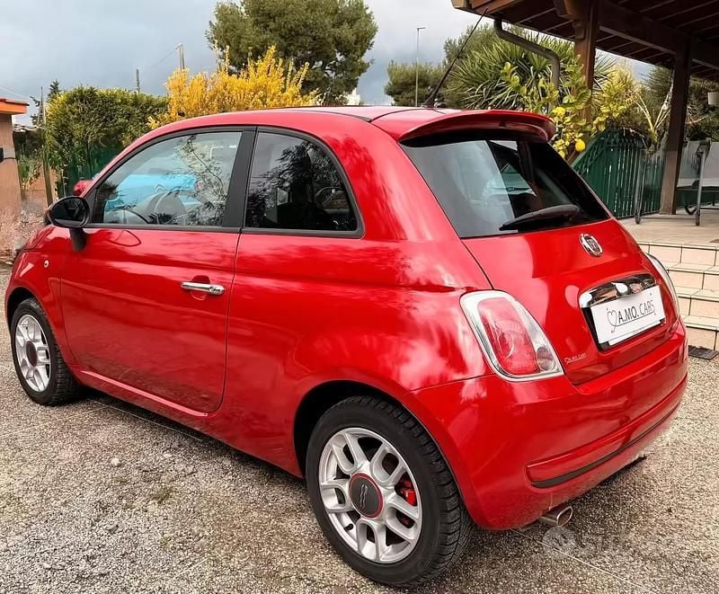 Usata Fiat 500 Sport 100 CV (73 kW) 2008 Rosso Berlina
