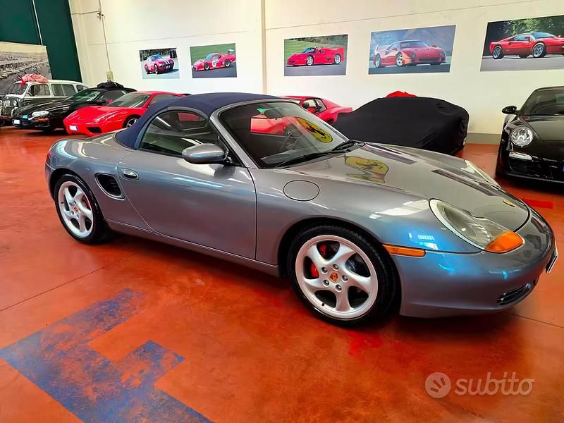Usata Porsche Boxster 252 CV (185 kW) 2002 Grigio Cabrio