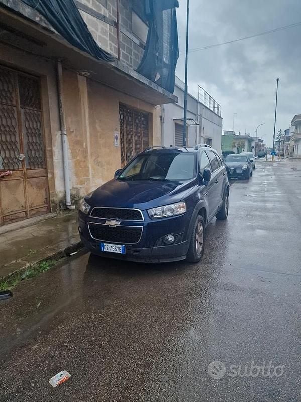 Usata Chevrolet Captiva 163 CV (119 kW) 2012 Blu SUV
