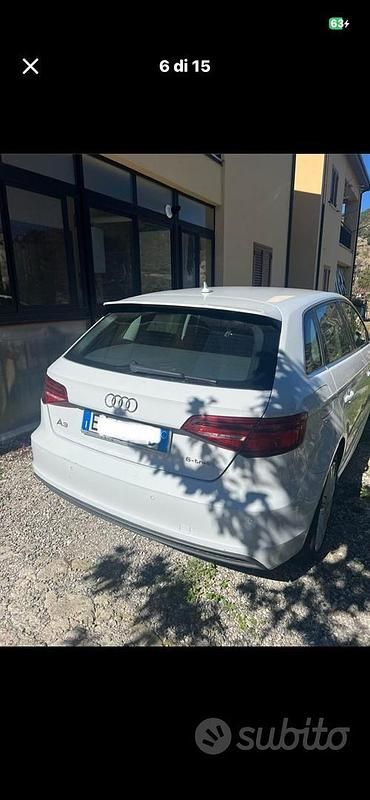 Usata Audi A3 Ambition 125 CV (91 kW) 2015 Bianco Utilitaria
