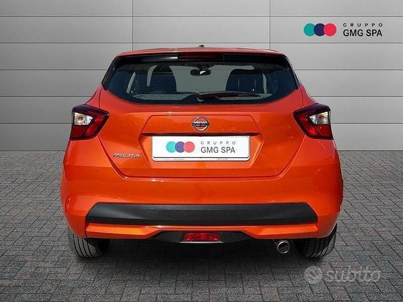 Usata Nissan Micra Acenta 71 CV (52 kW) 2018 Arancione Utilitaria