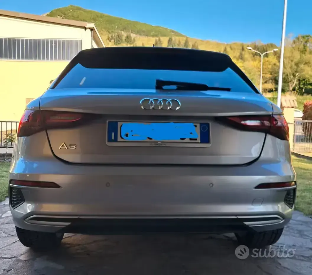 Usata Audi A3 150 CV (110 kW) 2021 Argento Berlina