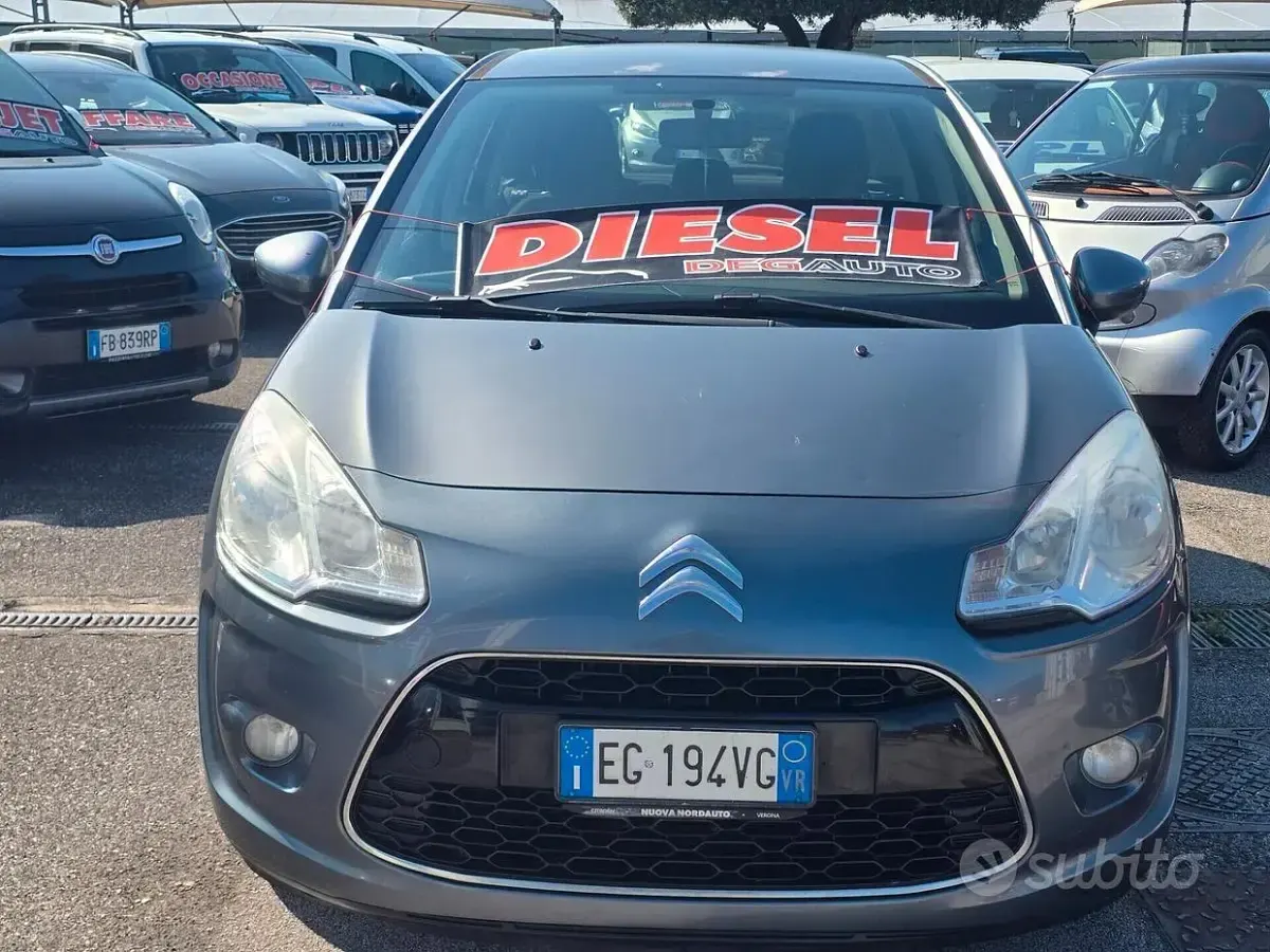 Usata Citroën C3 Seduction 68 CV (50 kW) 2013 Grigio Berlina