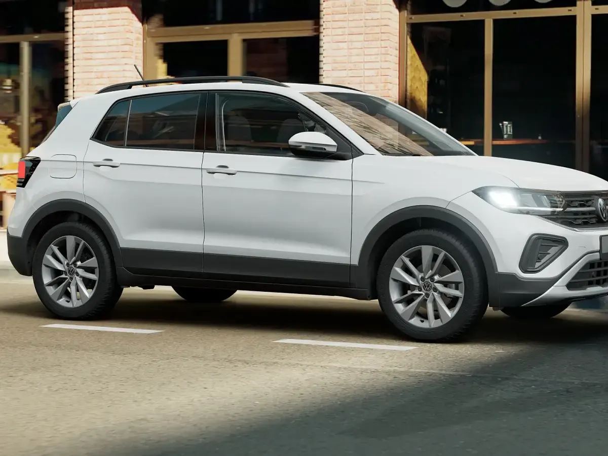 Nuova VW T-Cross Life 95 CV (69 kW) 2026 Pure white SUV