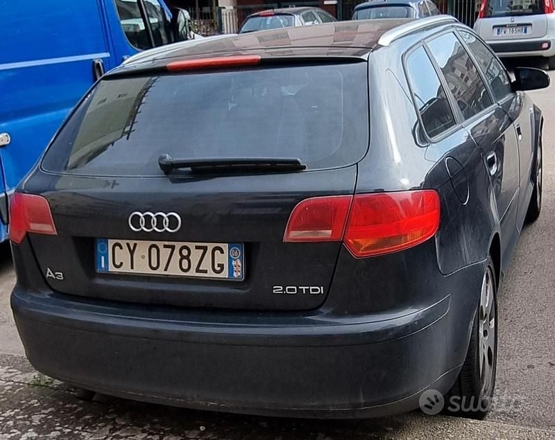 Usata Audi A3 140 CV (102 kW) 2006 Nero Utilitaria