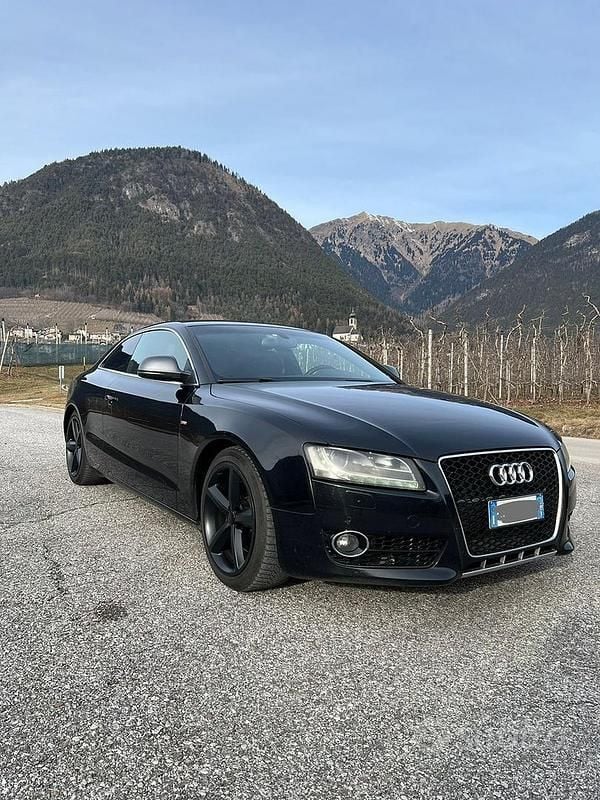 Usata Audi A5 S-Line 190 CV (139 kW) 2009 Nero Coupé