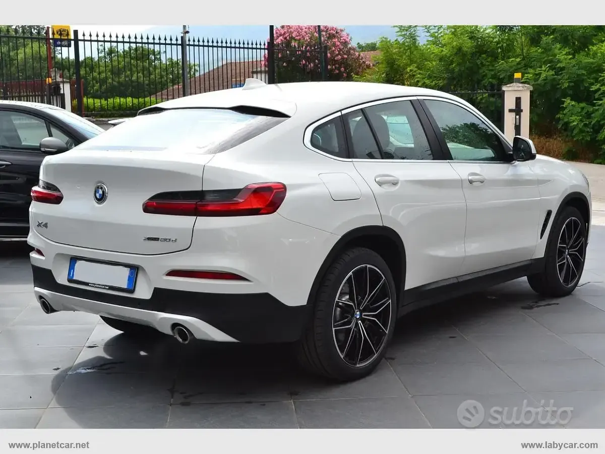 Usata BMW X4 Advantage 190 CV (139 kW) 2021 Bianco SUV
