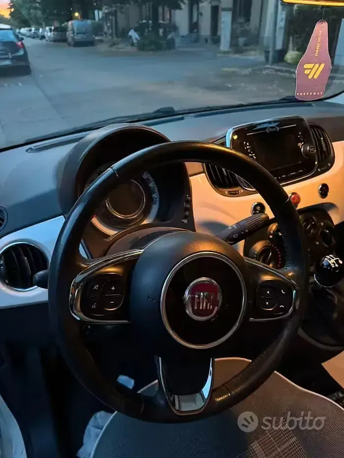Usata Fiat 500 Lounge 69 CV (50 kW) 2017 Bianco Berlina