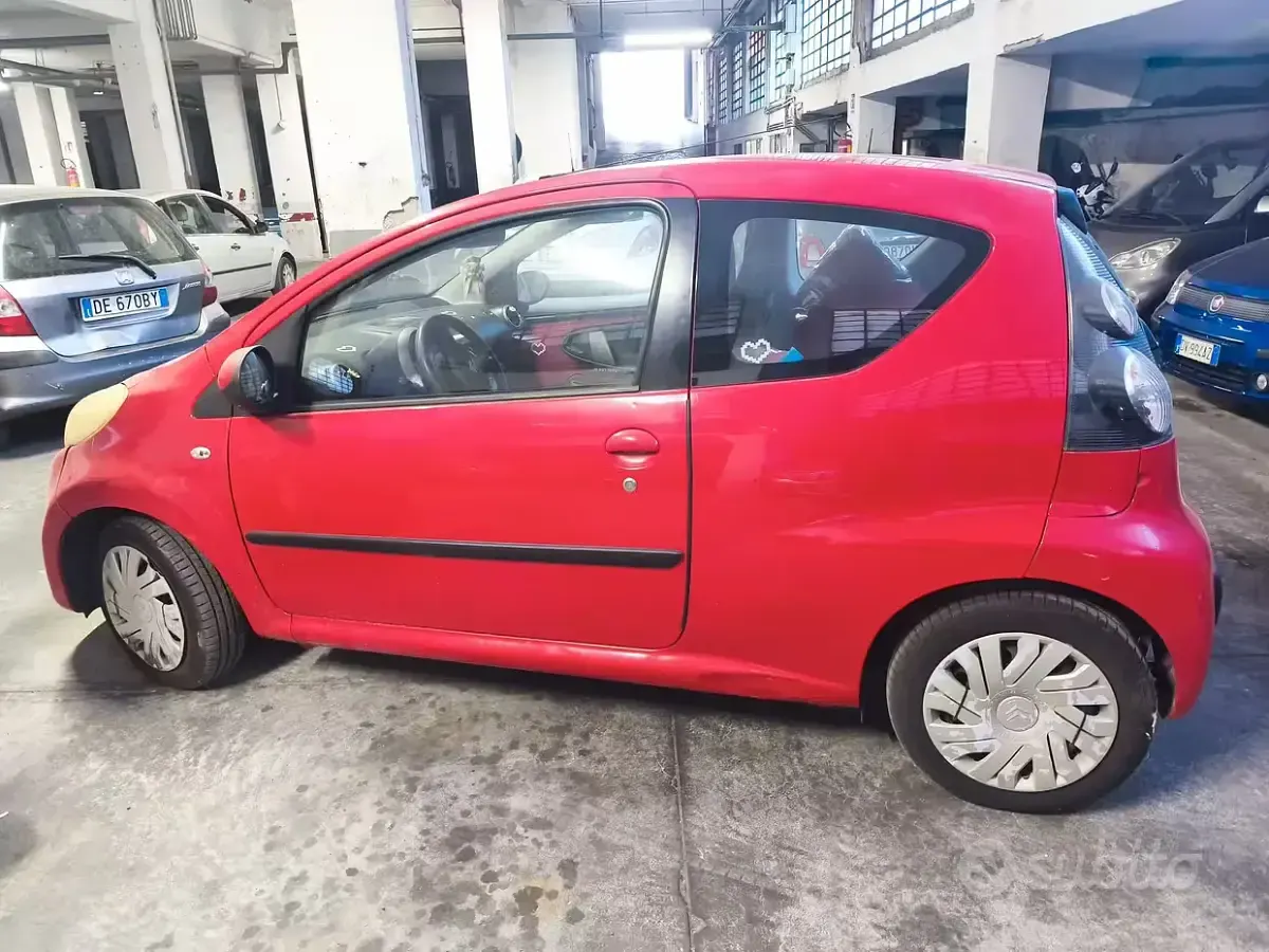 Usata Citroën C1 68 CV (50 kW) 2008 Rosso Utilitaria