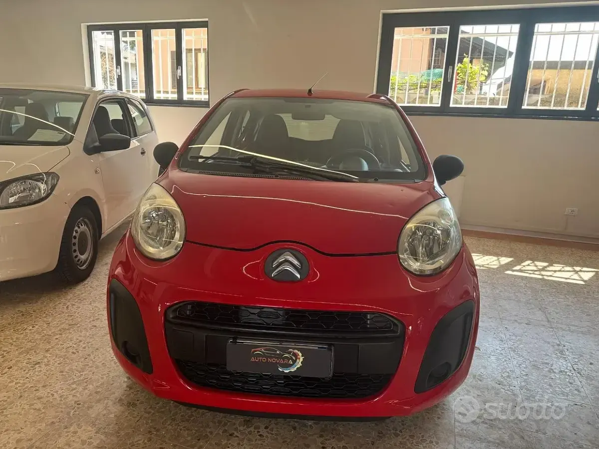Usata Citroën C1 Seduction 68 CV (50 kW) 2012 Rosso Utilitaria