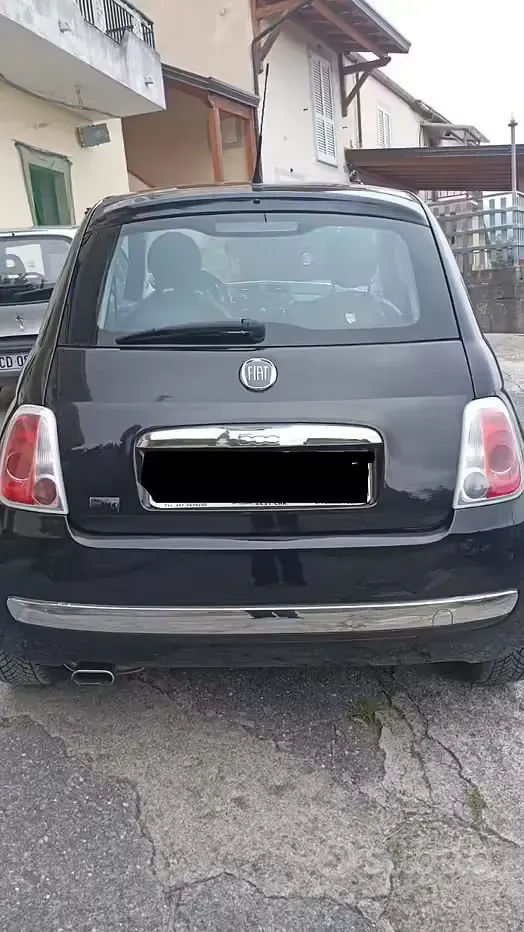 Usata Fiat 500 69 CV (50 kW) 2011 Nero Utilitaria