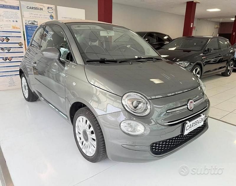 Usata Fiat 500C Lounge 69 CV (50 kW) 2019 Grigio Cabrio