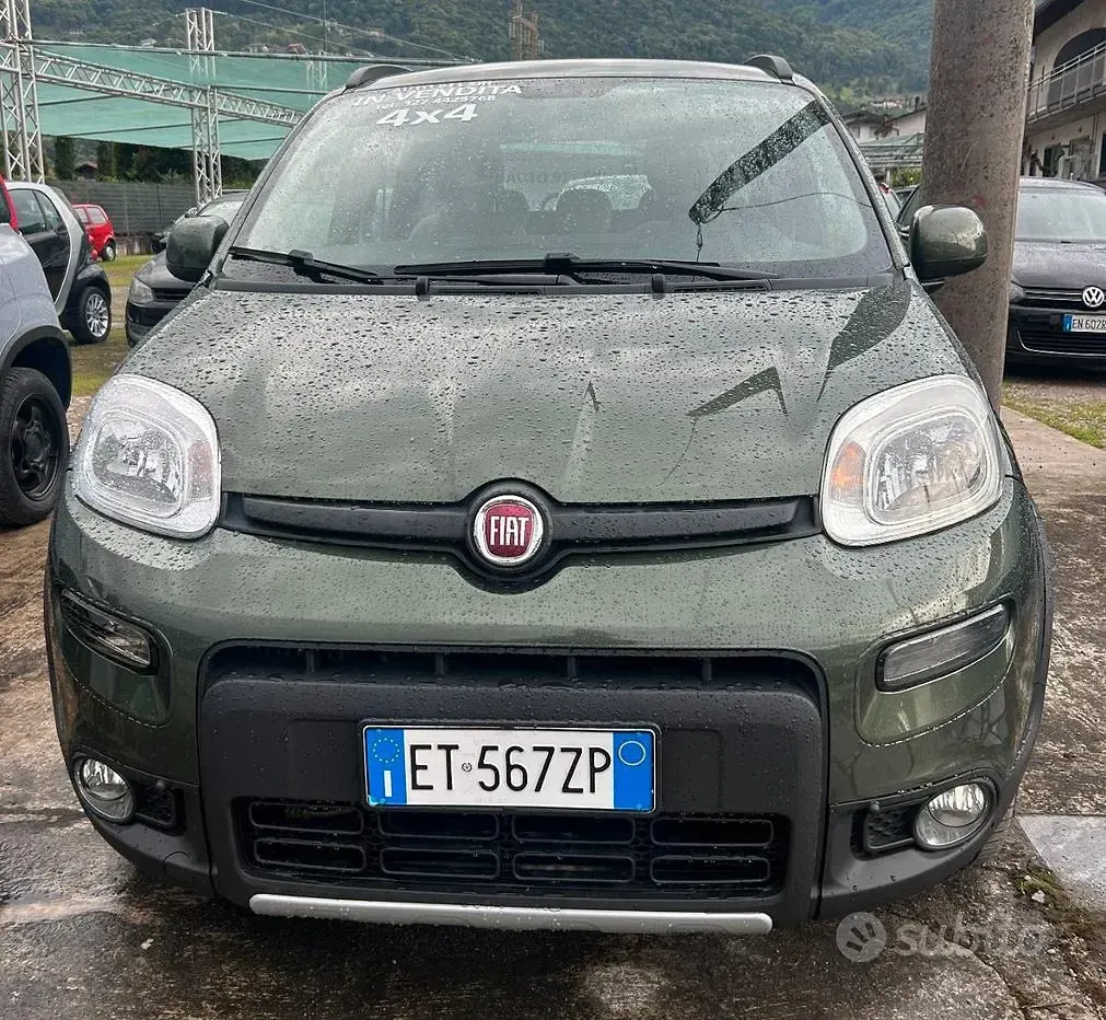 Usata Fiat Panda 4x4 75 CV (55 kW) 2014 Verde Utilitaria