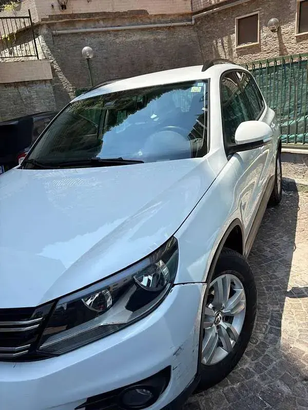 Usata VW Tiguan 125 CV (91 kW) 2015 Bianco SUV