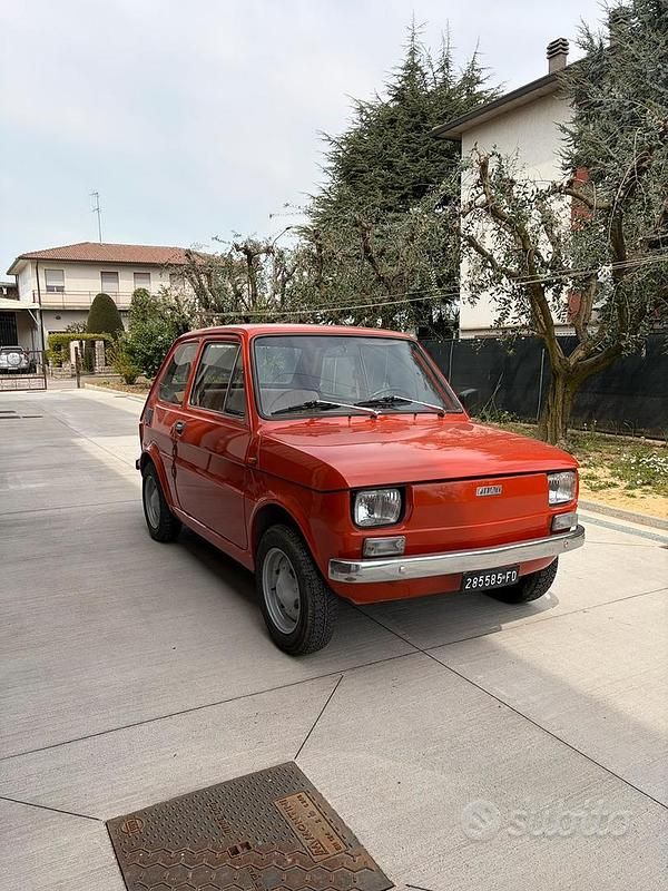Usata Fiat 126 1970 Rosso