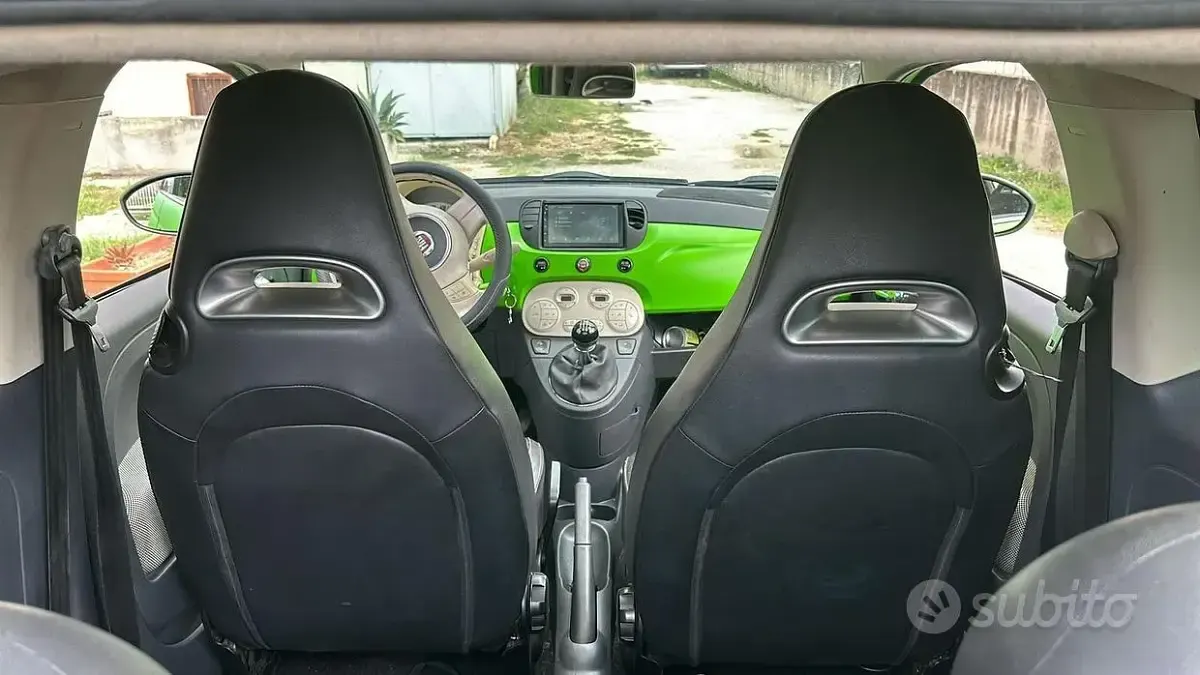 Usata Fiat 500 100 CV (73 kW) 2010 Verde Coupé