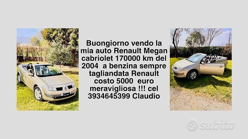 Usata Renault Mégane II 2004 Cabrio