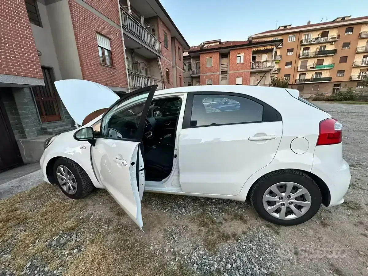 Usata Kia Rio 85 CV (62 kW) 2016 Bianco Utilitaria