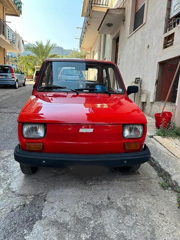 Usata Fiat 126 1970 Rosso Utilitaria